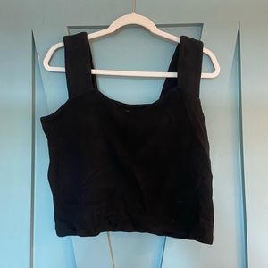 Anthropologie Black Tank
